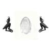 Motorcycle windshield air deflector Flow Guide Plate Double Bubble heightened version for Ducati 696 796 795 M1000