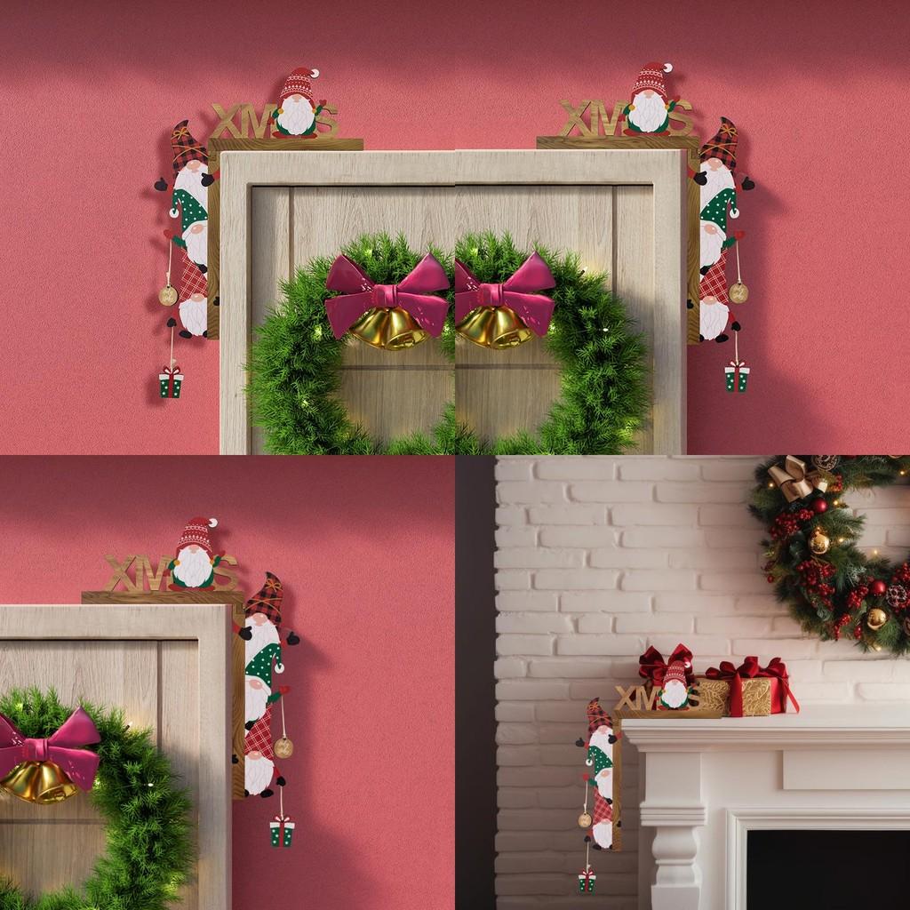 Creative Christmas Door Frame Hanging Decor For Festive Home Atmosphere Design