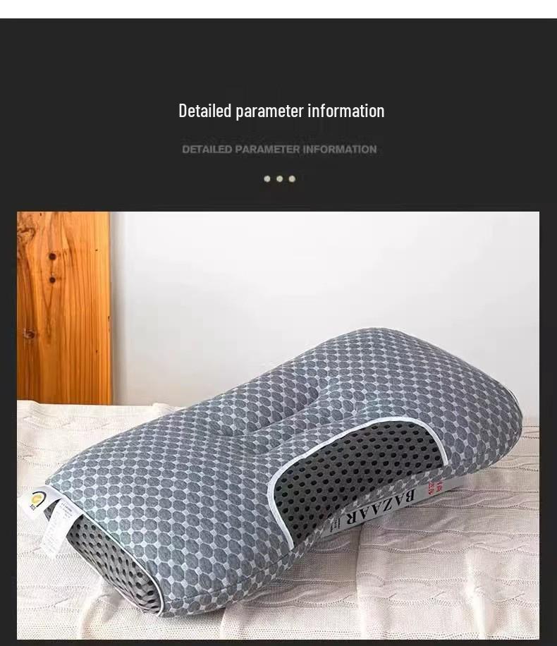 Thickened Washable Massage Neck Support Pillow for Adults - Hotel Quality Sleep Aid