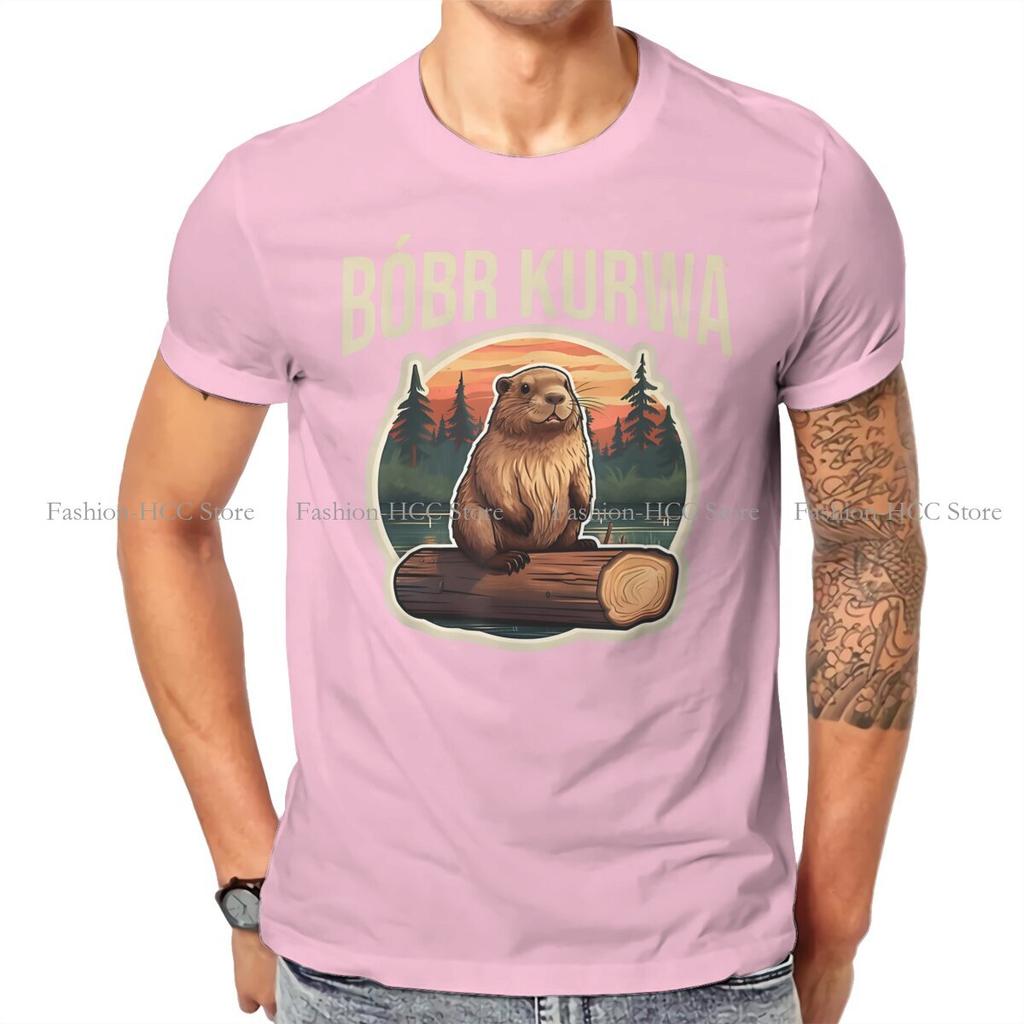 Bober Beaver Drift Along T Shirt Classic Goth Teenager Summer Large Cotton Unisexs Clothing Harajuku Oneck Tshirt
