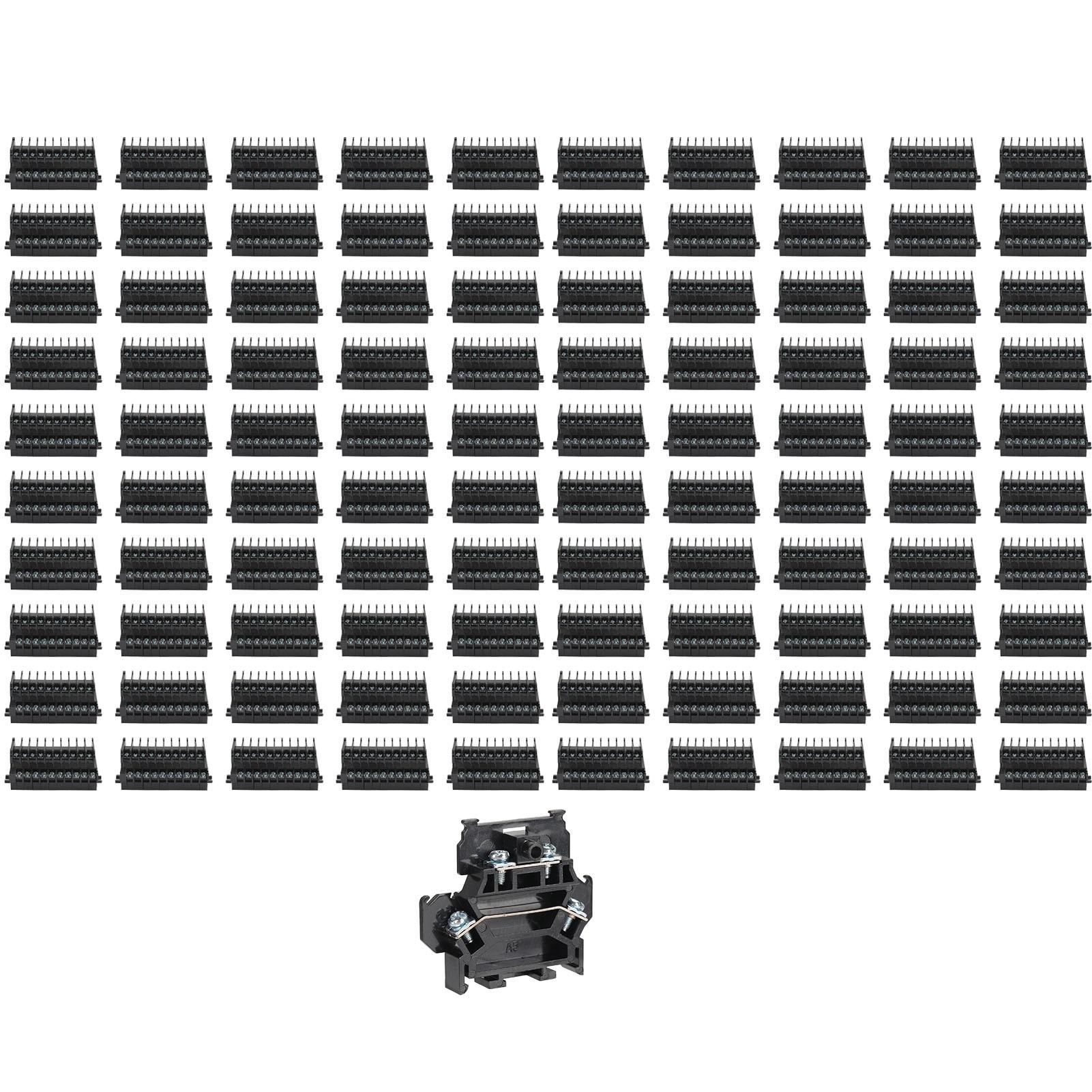 

Screw Terminal TBD‑10 Rail Combined Double Layer Terminal Block Copper 10A/600V Terminal Block
