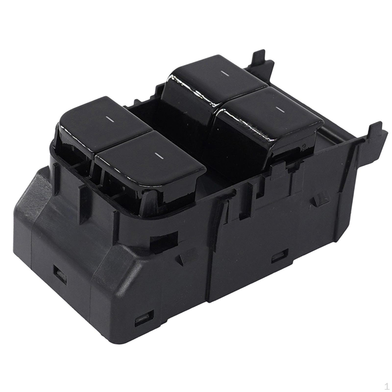 Power Window Control Switch Accessories 1082037 High Performance Auto 4 Buttons Black 6 Pins