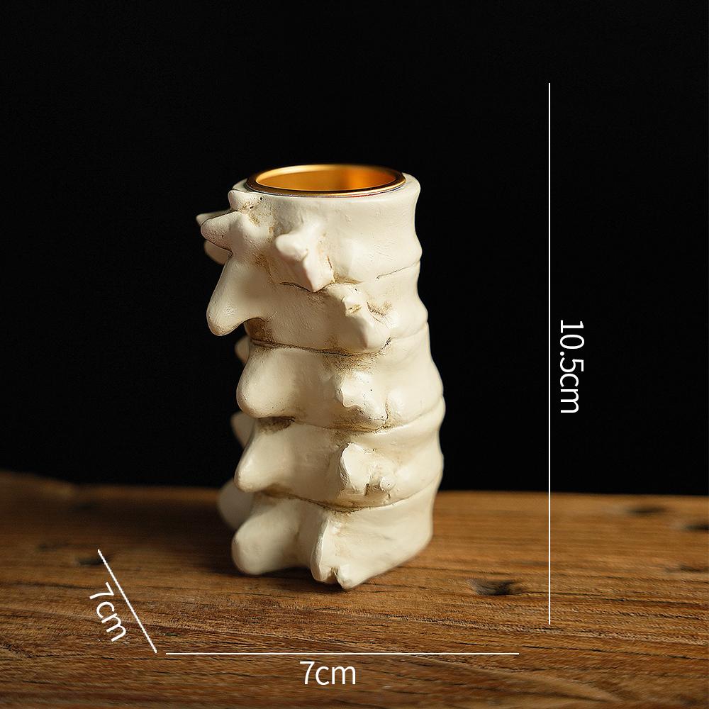 1 Piece Halloween New Arrangement Scary Candle Holder Decoration Heart Brain Ghost Festival Decoration Supplies Props