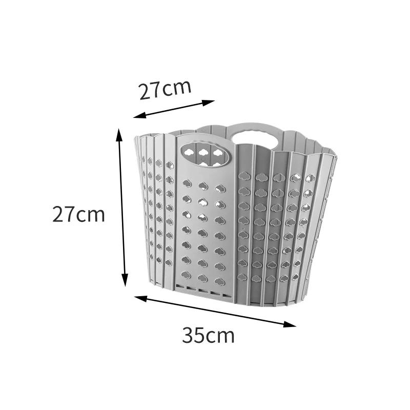 

Складная корзина для белья Экономия места Подвесная корзина для хранения грязной одежды для стиральной машины Защита от плесени Большая корзина для хранения Безопасная