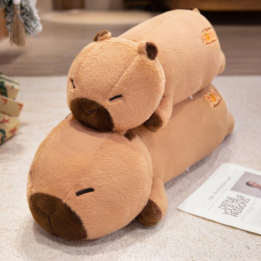 Cute Soft Capybara Throw Pillow Plush Toy Doll Kapibara Doll Girl Soothing Rag Doll