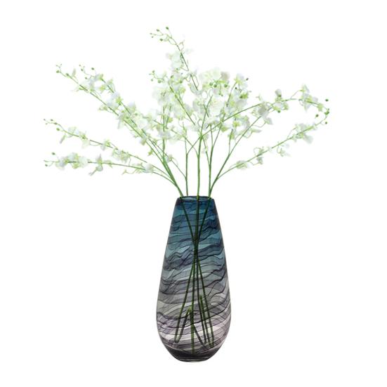 Artificial Phalaenopsis Flower Real Touch Faux Butterfly Orchid Branch for Tall Vase Wedding Home Office Party Hotel Decoration