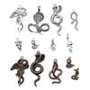 20pcs Animal Snake Charms Cobra Pendant For Jewelry Making DIY Crafts Making Findings Handmade Tibetan Jewelry