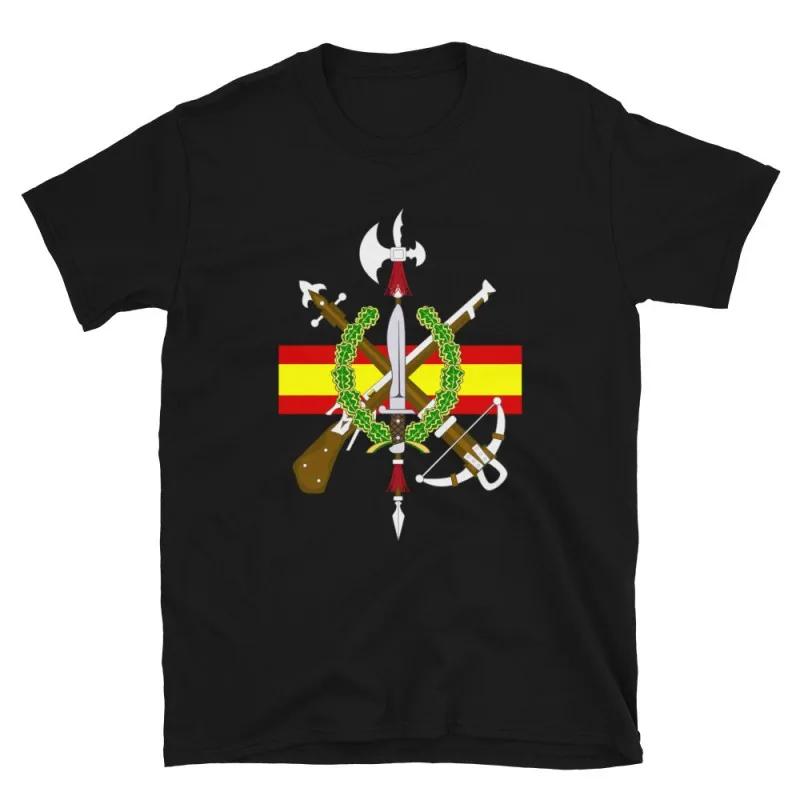 Spanish Military Emblem crossed weapons laurel wreath T-shirt