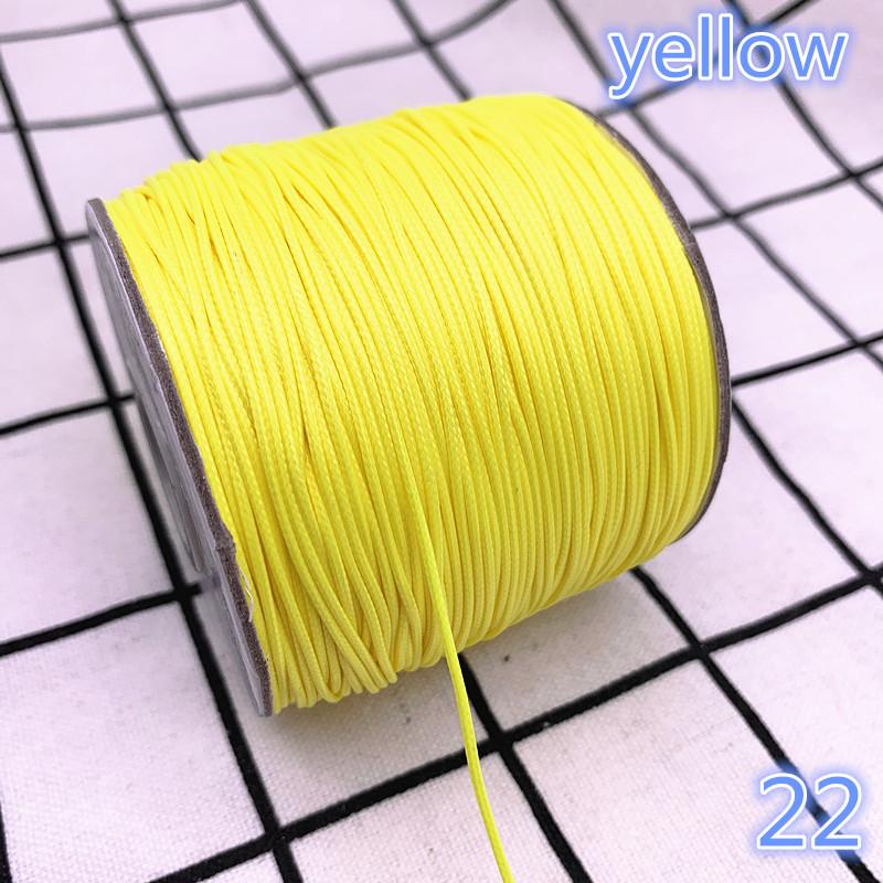 0.5 0.8 1.0 1.5 2.0mm Waxed  Cord Waxed Thread Cord String Strap Necklace Rope Bead DIY Jewelry Making for Bracelet
