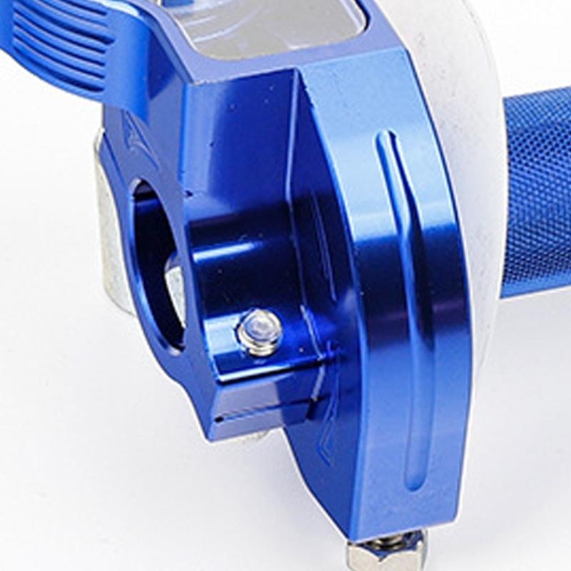 Universals Motorcycle Handlebar Grip 22mm Aluminum Throttles Controls Ergonomic Design For Smooth Cycling