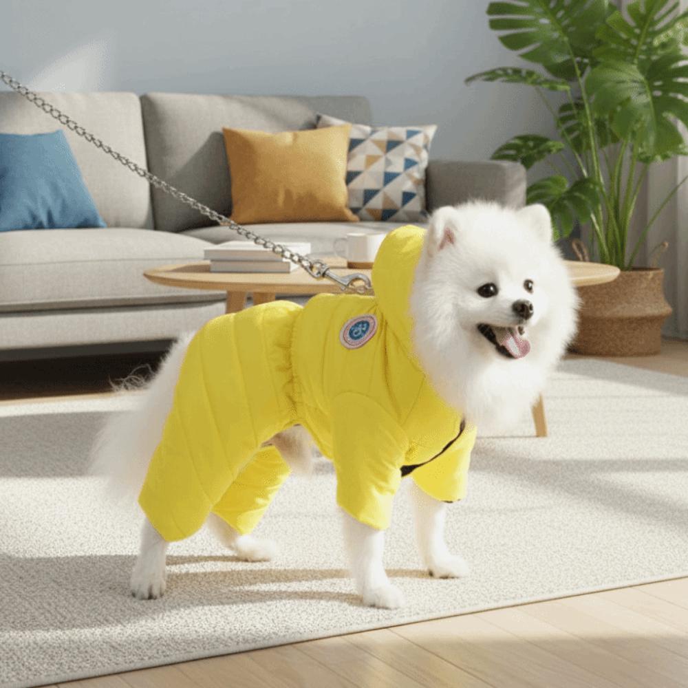 Abbigliamento in Cotone per Cani Impermeabile Piumino per Cani Caldo Antivento Abbigliamento a Quattro Zampe per Cani Tuta Ispessita per Cani Esterno