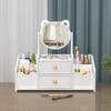 Cosmetics Storage Box Dust-Proof Desktop Drawer Desktop Cosmetic Mirror Jewelry Skin Care Product Storage Box High Sense