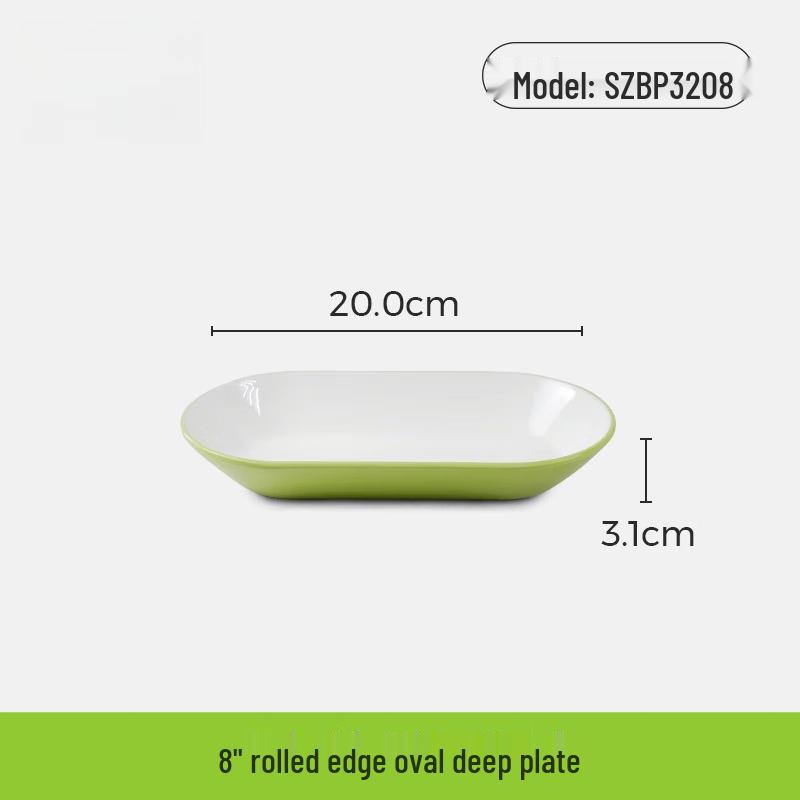 Commercial Melamine Oval Deep Plate