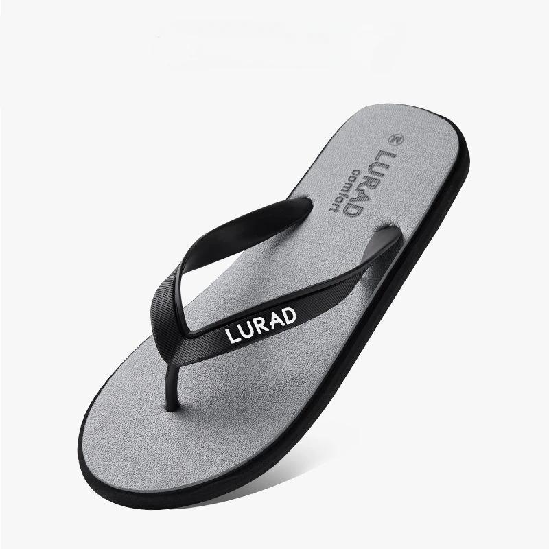 Men's Shoe Eva Slides Flat 2024 Fashion Fun Male Slipper Trend Rubber Summer Sale Cheap Shoes Liquidation With Korean Style Pvc