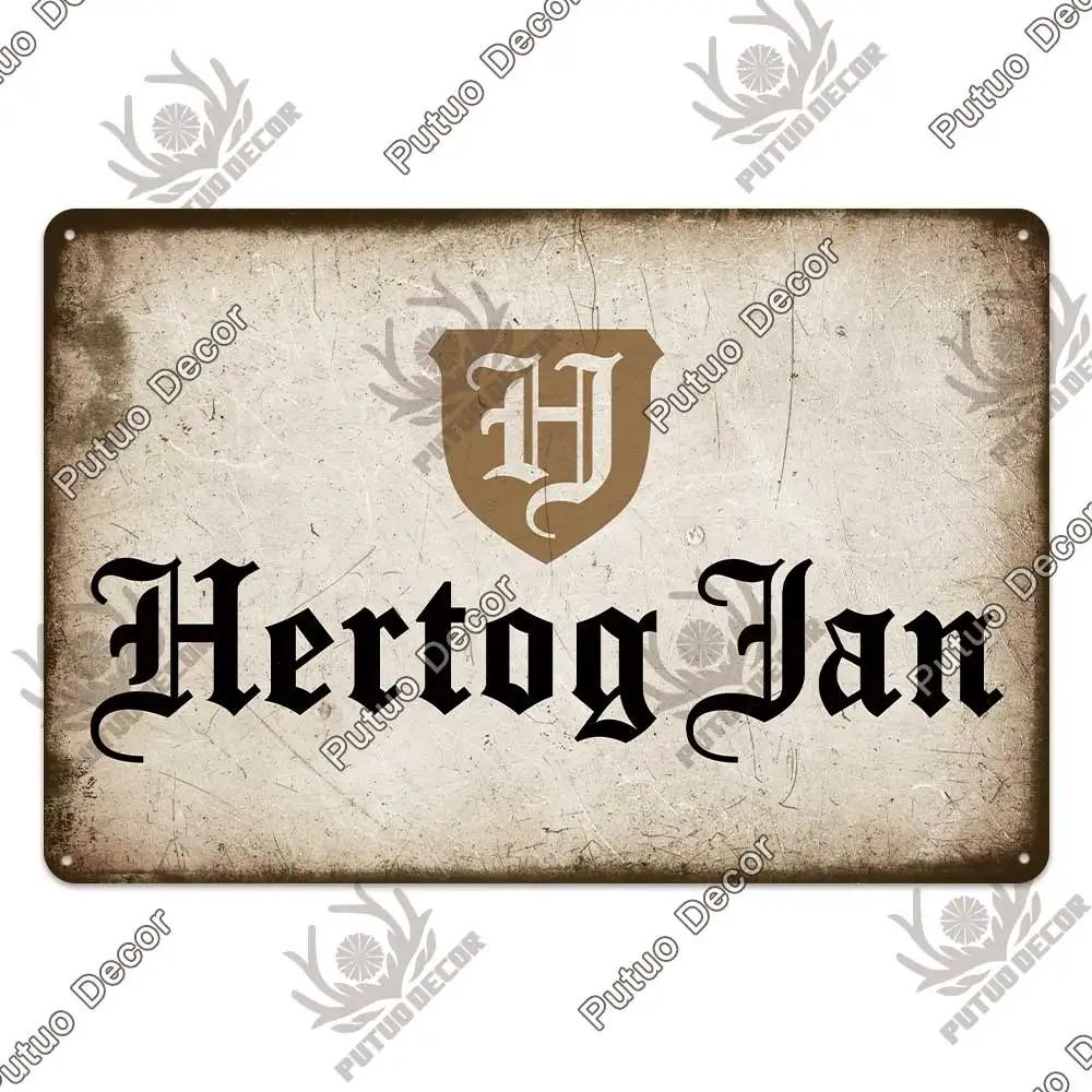 DORA Blechschild Putuo Dekor Biersorte Metallschild Vintage Blechschild Dekorative Plakette Wanddeko Bar Kneipe Man Cave Wohnzimmer Dekoration