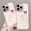 Korean Style Heart Chain Case for iPhone 13-17 Pro Max