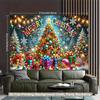 2D Flat Design 1pc Tree Backdrop Gift Box 2D Flat Wall For Decor Tree Gift Box Living Room Bedroom Party Winter Autumn Scene No Power