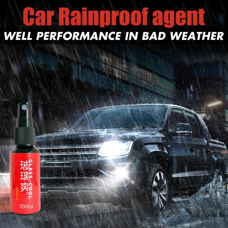 Car Waterproof Spray Glass Anti-Rain Spray Long-Lasting Rainproof Agent Wear-Resistant Mirror Nano Coating Rearview Rainproof