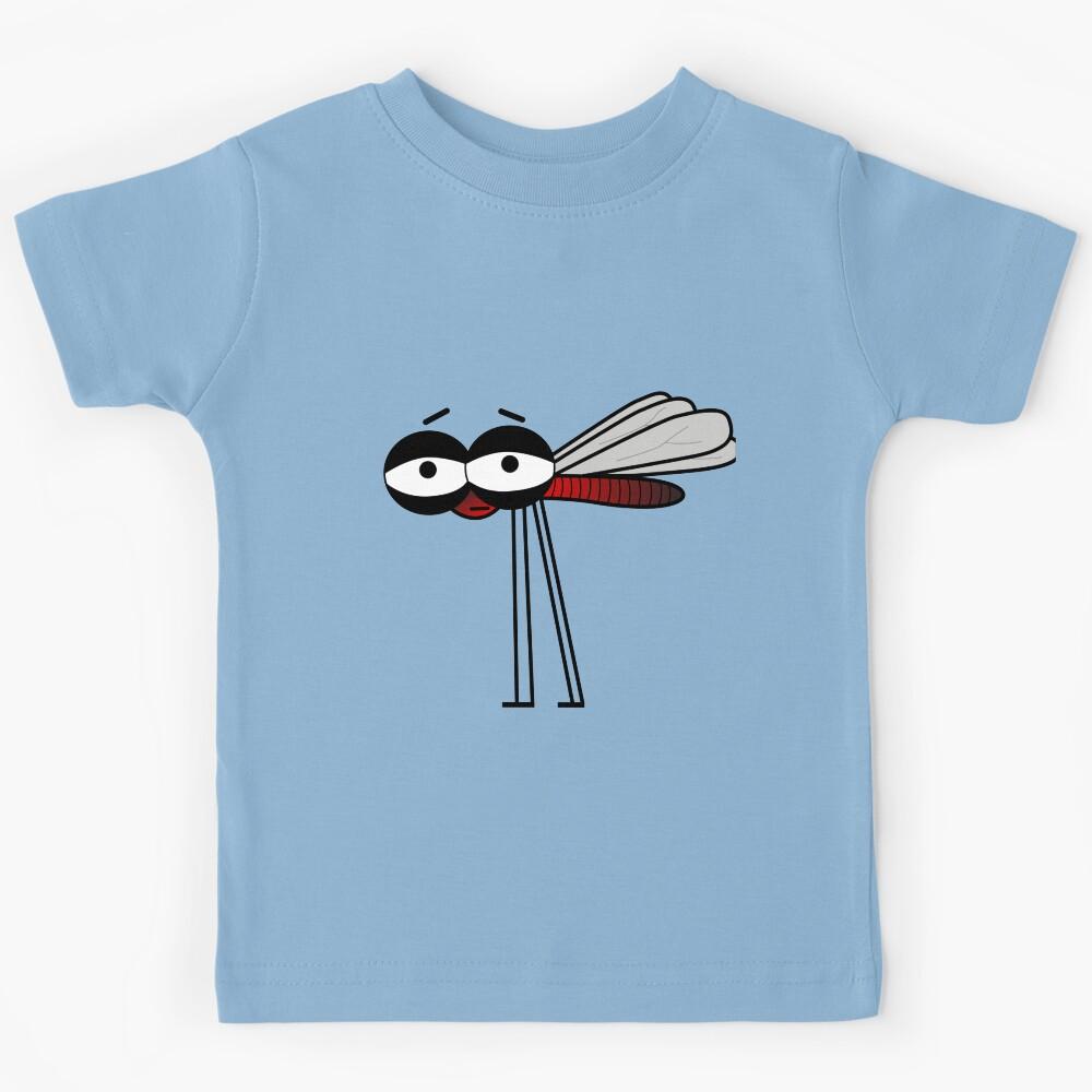 Dragonfly Cartoon Insect - By Stephen Hogarth Kids T-Shirt 160