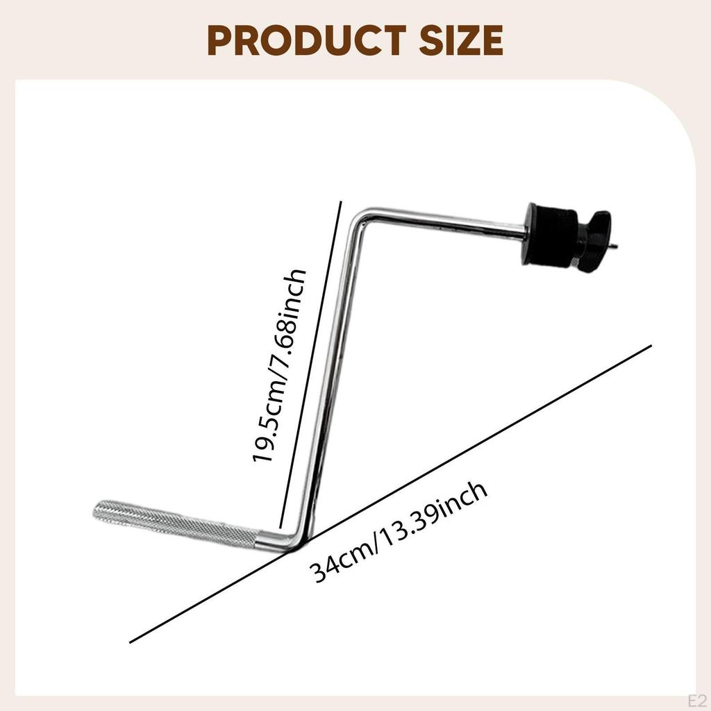 Cymbal Arm Percussion Instrument Accessories Portable Easy Installation Sturdy To Use