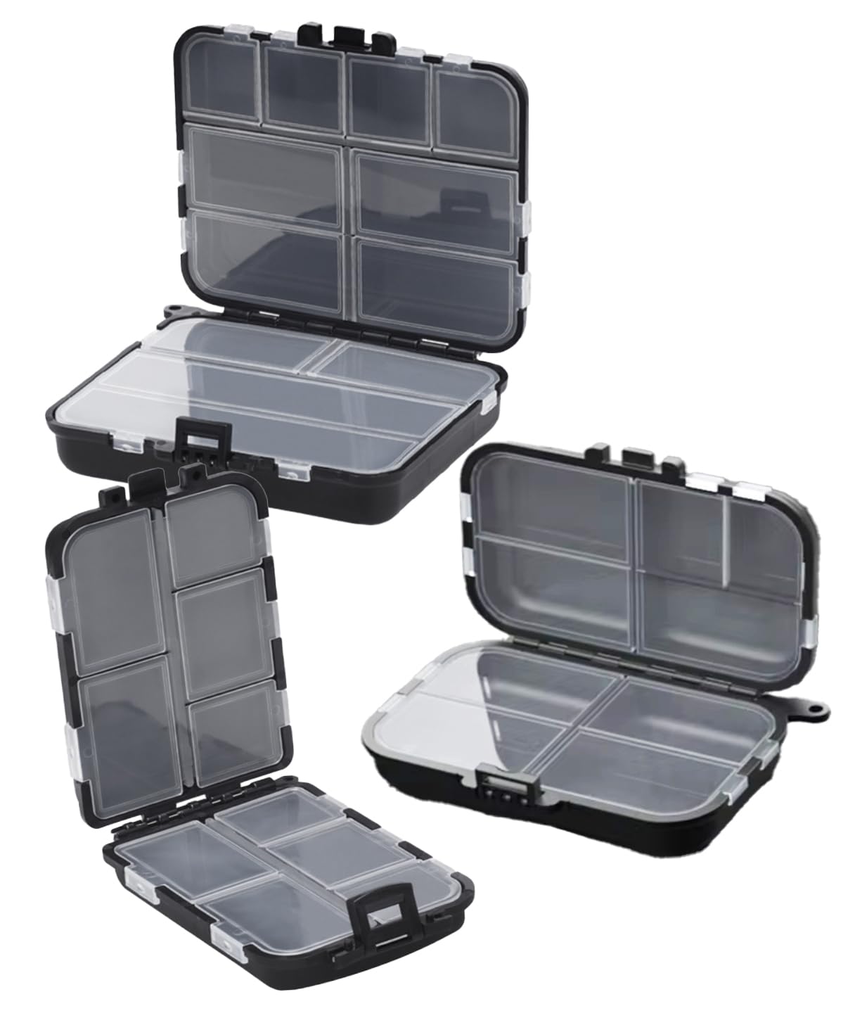 

S.fields.inc Lure CaseTackle Box, Mini, Fishing Gear Storage, Hooks, Worms, Plastic, Compact (Large)