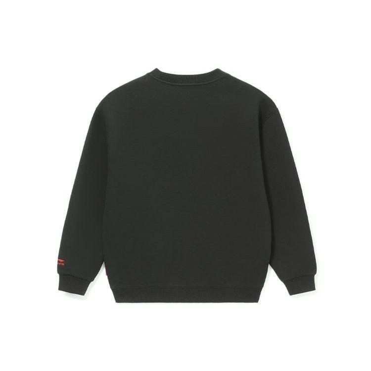 Li Ning Sports Life Collection Sweatshirt Fall Unisex Black AWDS163-3