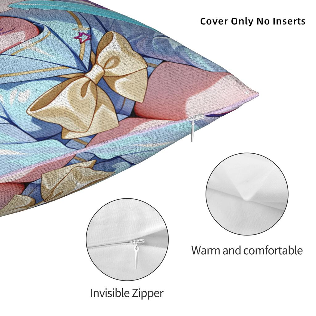 Pillow Case Needy Streamer Overload Kangel Design Pillow Cover For Sofa Home Decoration Fashion Pillowcases