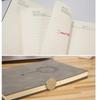 Simple A5 Retro Leather Boy Notepad with Pen Printing Travel Diary Handmade Students School Supplies Business Men's Notebook