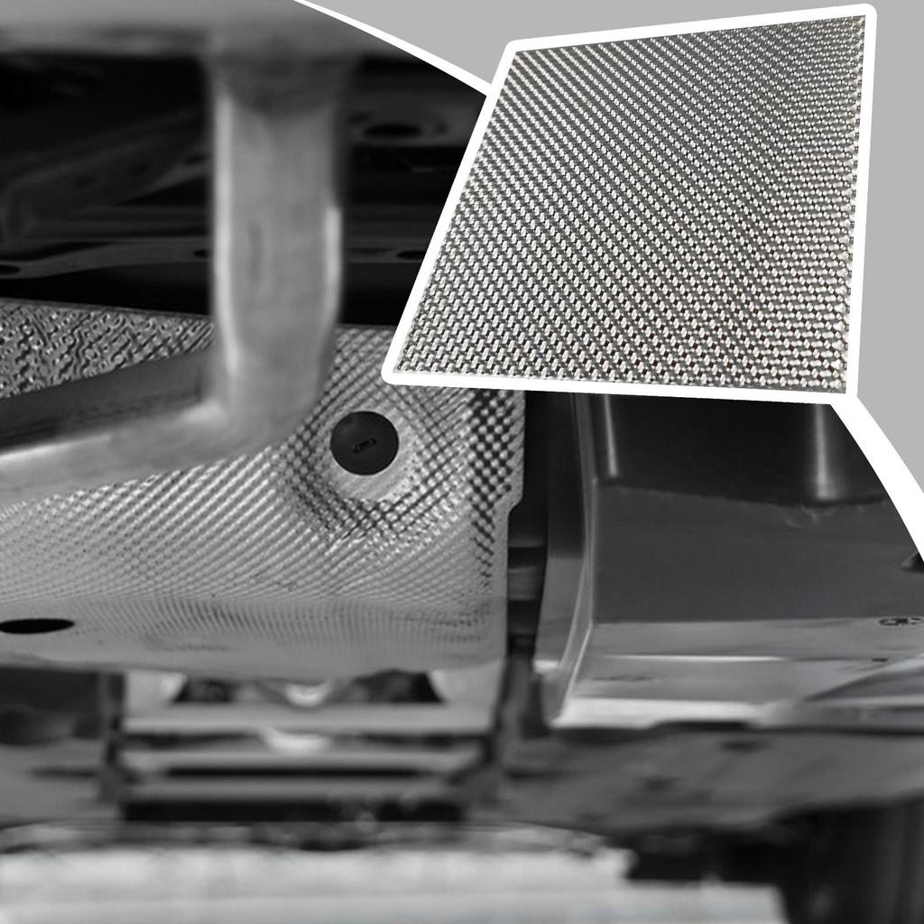 1060 Automobil Thermoisolierung Aluminiumplatte Aluminium Auspuffband Autoauspuffrohre Blech Motorisolierung Schutz