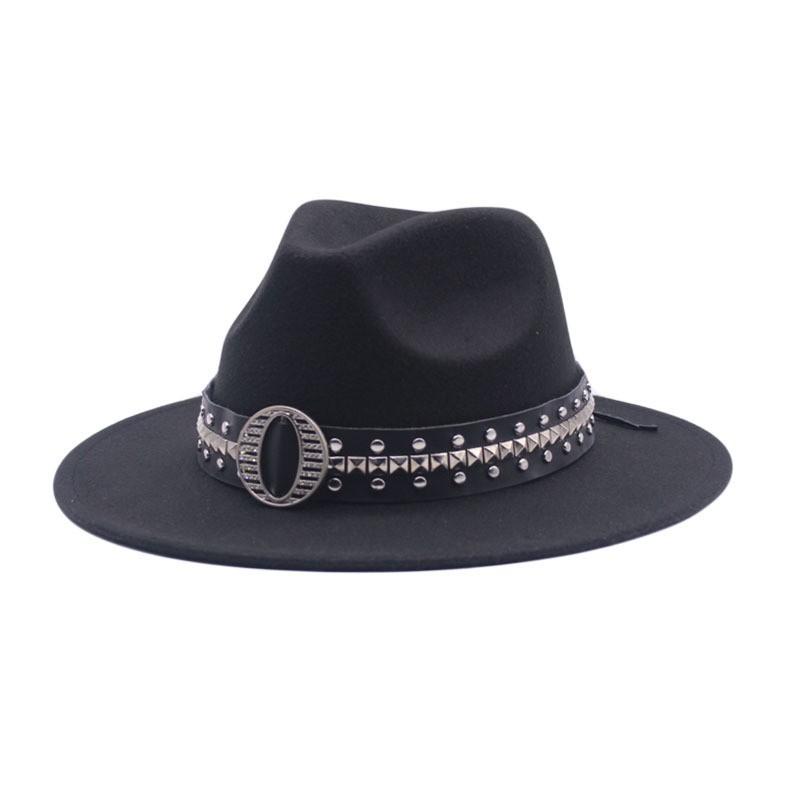Cowboy Hat With Chain And Starry Sky Compass For Western Style Men And Women