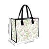 Pink Hydrangea Print Tote Bag Fashion Casual Large Capacity Daily Commute Handbag for Women