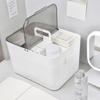 Plastic Storage Box 2 Tier Compartment Multifunctional Makeup Cosmetic Tolietry