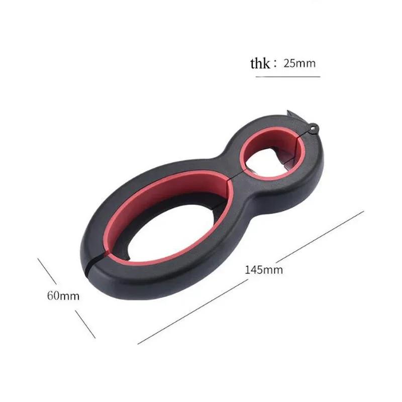 

Portable Creative Jar Opener for Multifunctional 6-in-1 Bottle Opener Jar Lids Opener Stainless Steel Can Open theTool