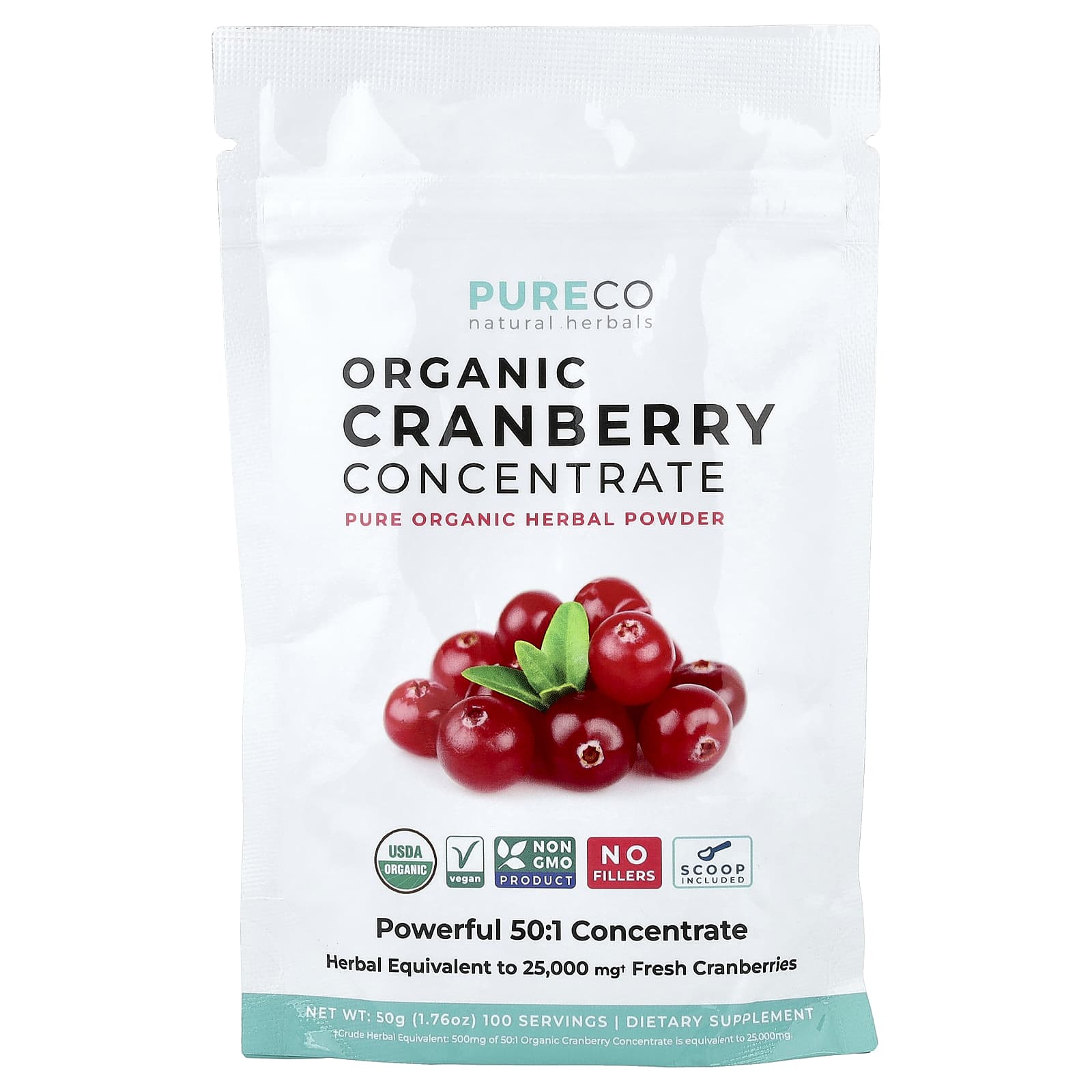 Photos - Cream / Lotion Pure Co., Organic Cranberry Concentrate, , 50g(1.76oz)