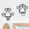 Decorative Wall Hanging Candle Holder Iron Art Wall Display Holder  Party Supplies