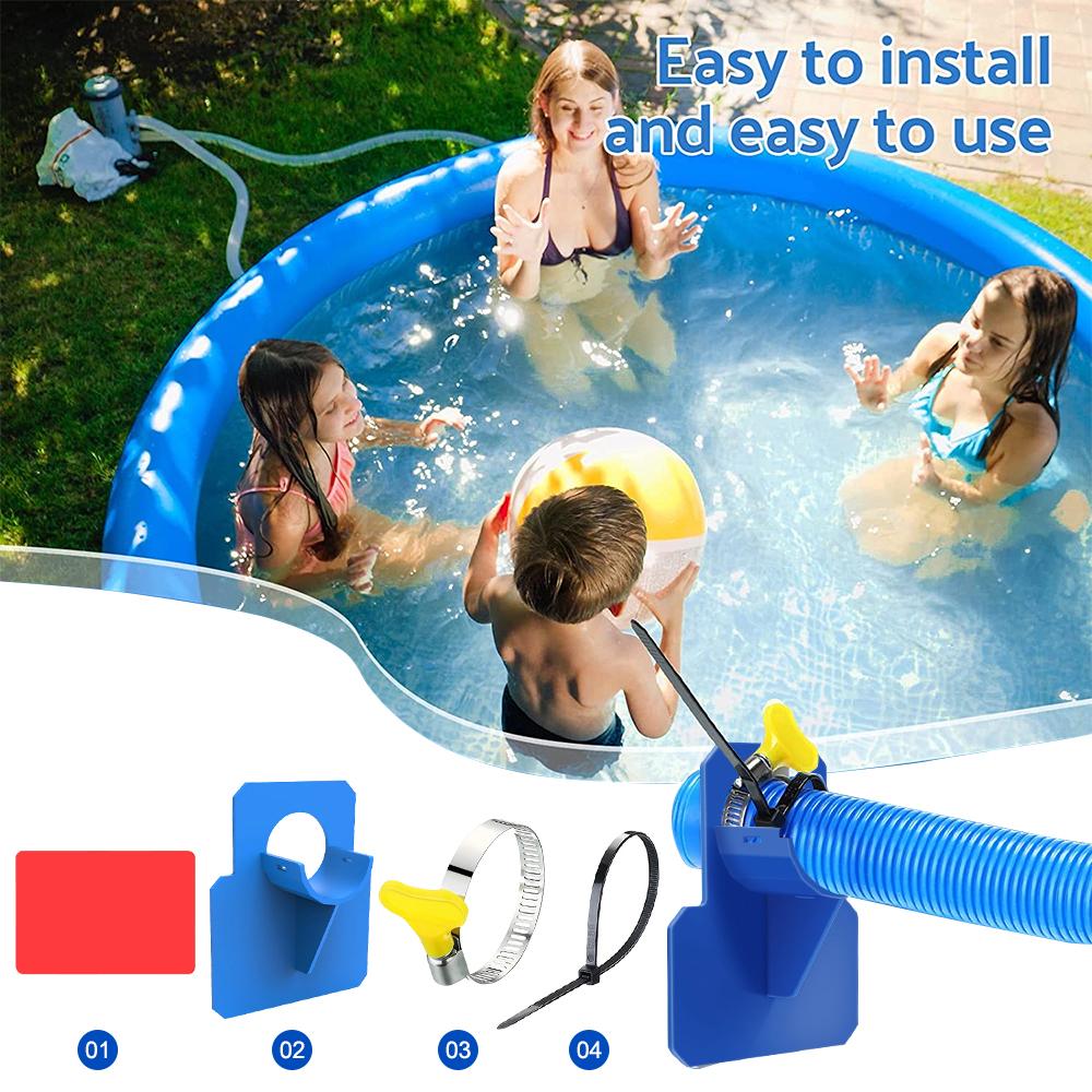 Swimming Pool Pipe Holder Hose Bracket Mount Supports Pipes 30-38mm for Intex Square Swimming Pool Frame Support Parts