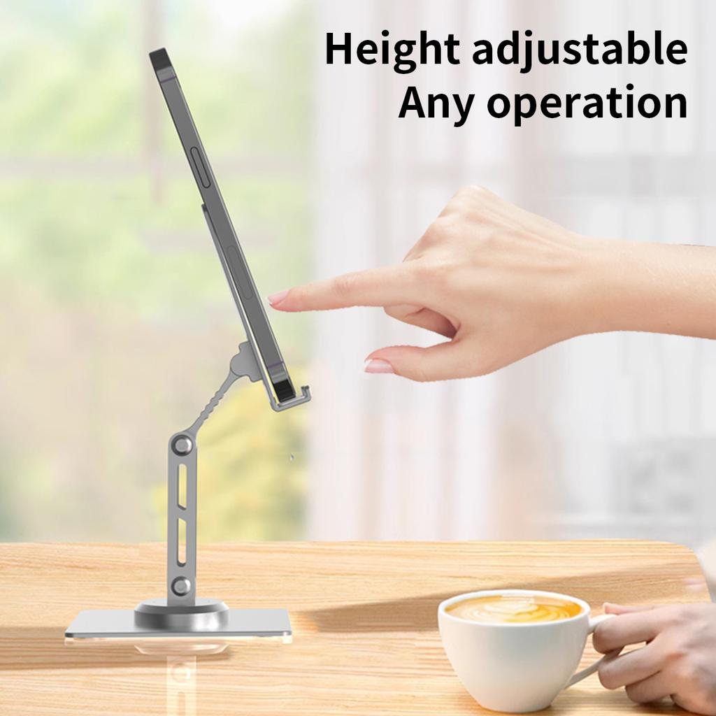 Suporte de telefone móvel portátil dobrável rotativo para iPhone Xiaomi Redmi Mi Samsung Huawei Oneplus Ipad Mini Kindle Smartphones Acessórios