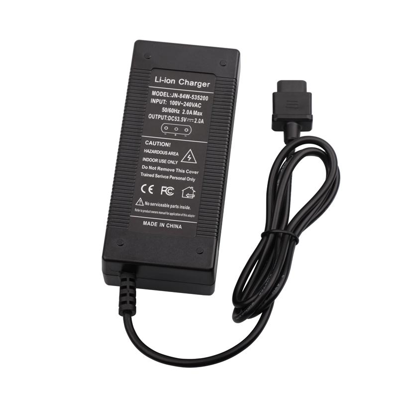 53.5V 2A Battery Charger For NIU KQI 2 KQI 3 Power Adapter Accessories Fast Charging High Quality