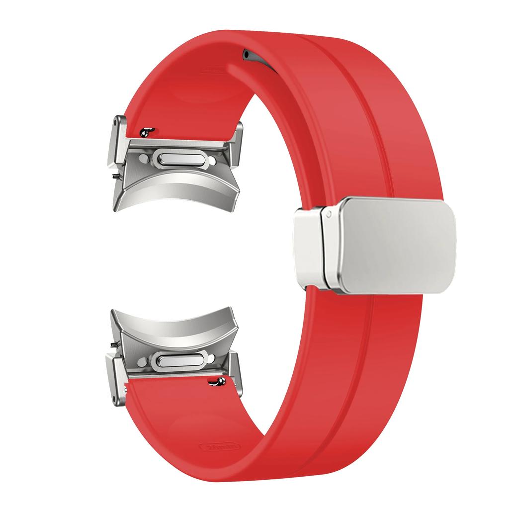 Magnetic Silicone Strap for Samsung Galaxy Watch7 6 44mm 40mm Sport Watchband 20mm Band Bracelet Galaxy Watch 6Classic 43mm 47mm