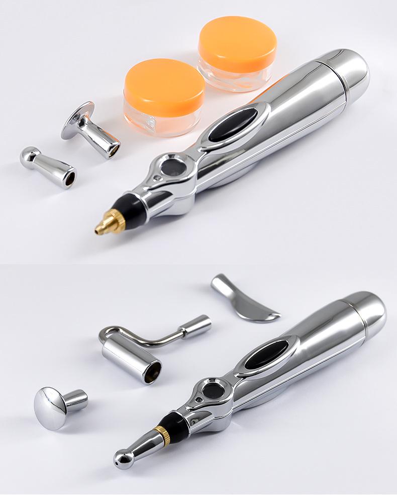Acupuncture Meridian Energy Pen: Automatic Point Finder & Electronic Pulse Massager for Acupressure and Health Care.