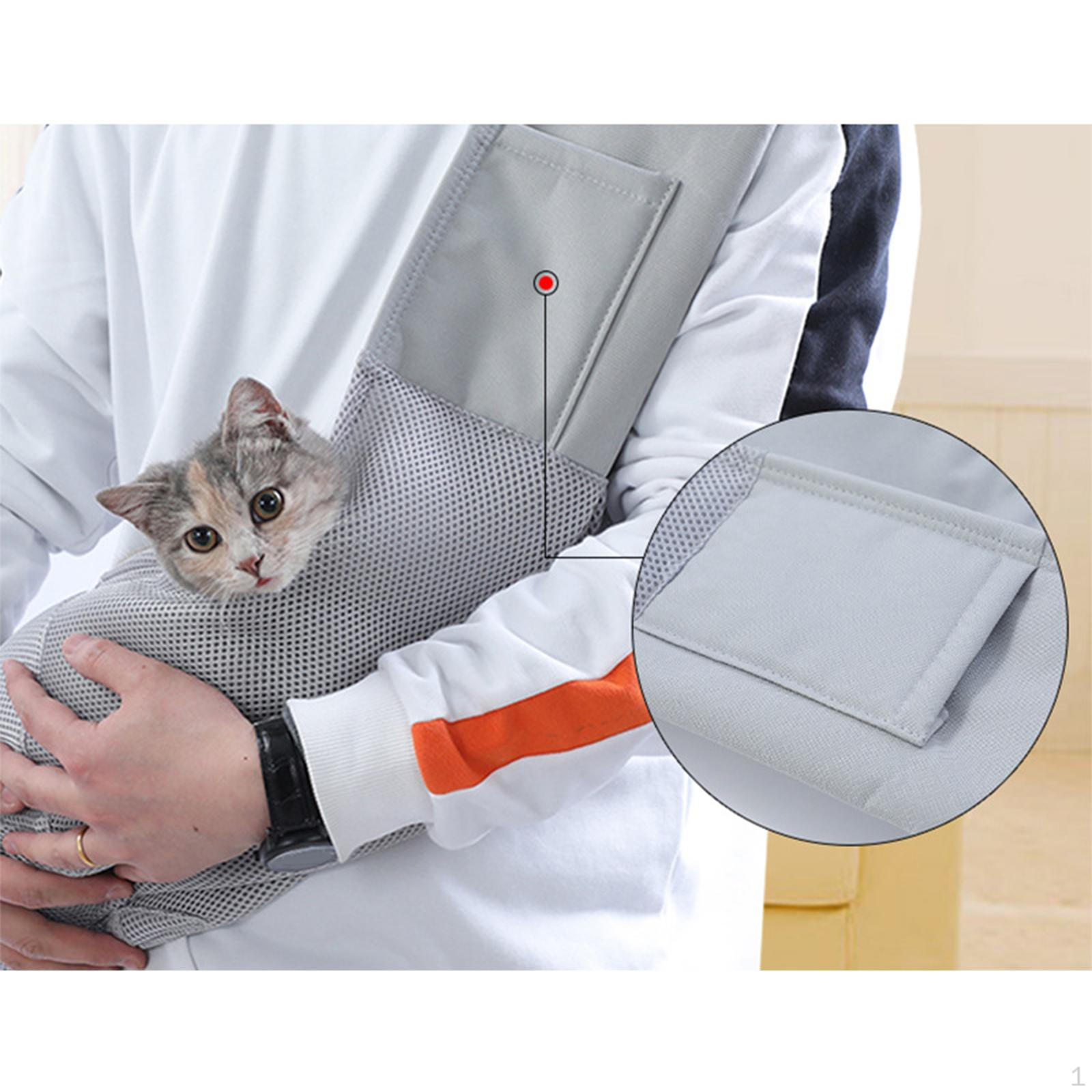 

Bag Carrier Guinea Pig Body Tote Wide Shoulder Strap Hands Handbag for Camping Small Medium Dogs серый
