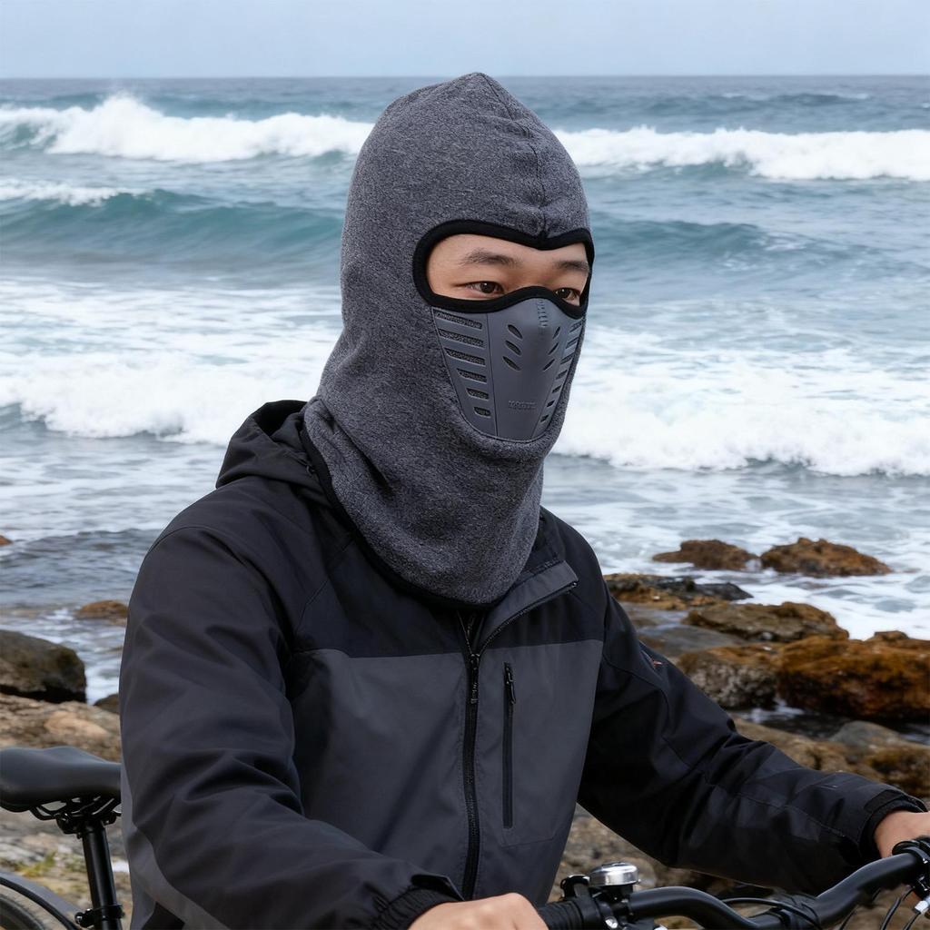 Face Cover For Motorcycle Riding Windproof Thick Warm Breathable Elastic Headwear Men Women Winter Face Warmer For Fishing