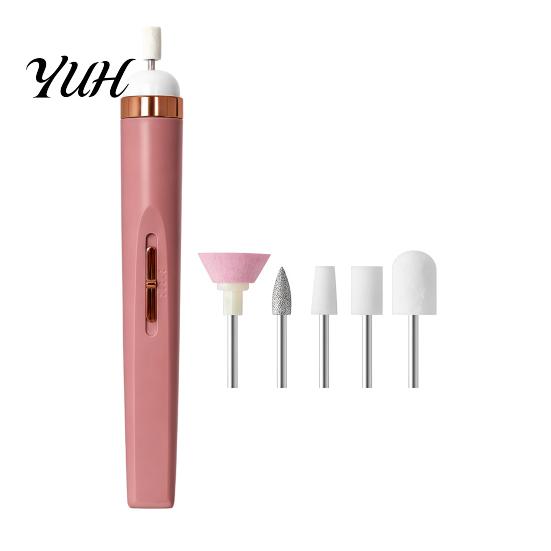 Professional Nail Polishing Pen Electric Drill Kit, Portable Pen-shaped Manicure Pedicure Tool, Adjustable Speed Multifunctional Exquisite Gift