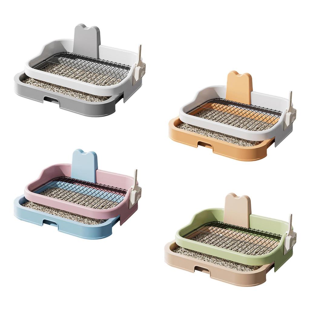 Dog Toilet, Keep Floor Clean Anti Splashing Bedpan with Drawer Tray, Portable Dog Potty Tray for Living Room Home