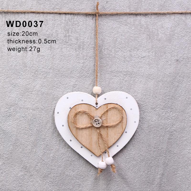 Vintage Wooden Heart Crosses: Retro Home Decor & Wedding DIY