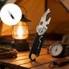 New Pry Bar with Bottle Openers Function Outdoor Aluminum Tactically Pocket Multifunctional Tool Skeleton Keychains