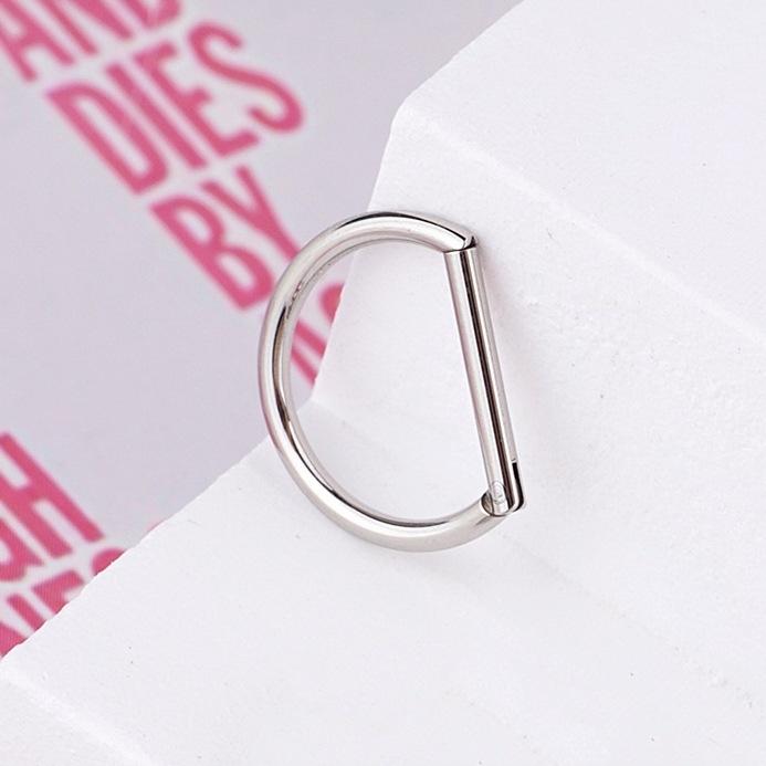 Heart Pearl Nose Rings Pointed Cone Love Lip Pierced Horseshoe Ring Skull Butterfly Nose Septum Piercing Earrings Tragus Jewelry