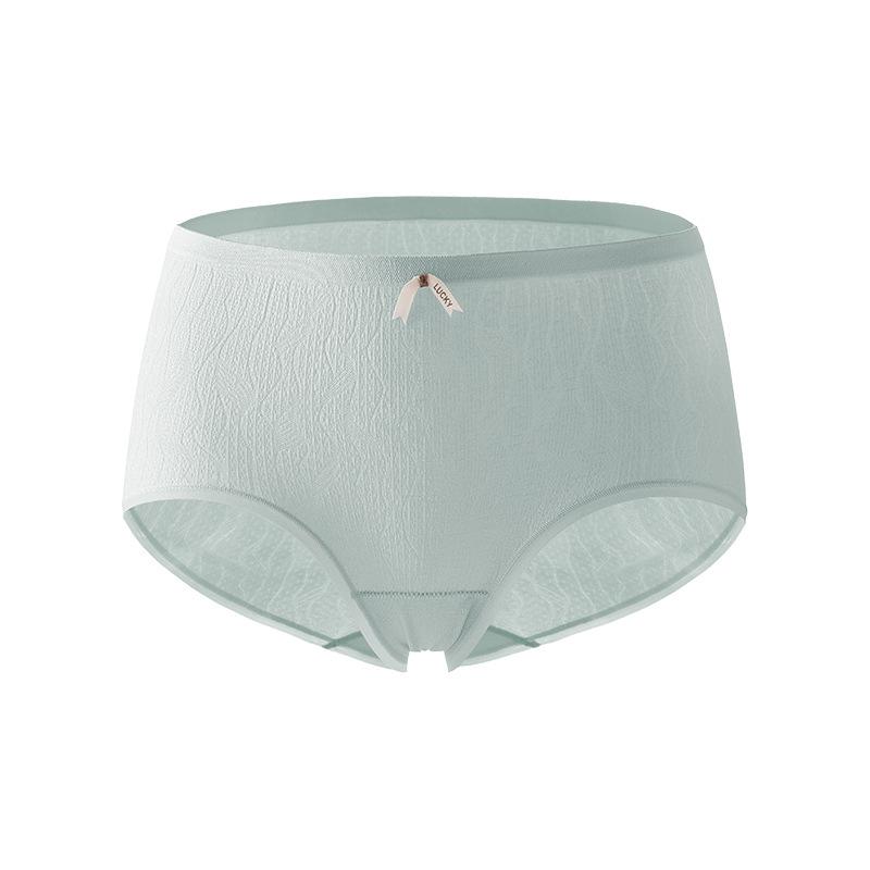 Women's Seamless Modal Underwear, Cotton Antibacterial Crotch, Soft & Breathable, Mid-Waist Hip-Lifting Triangle Briefs.