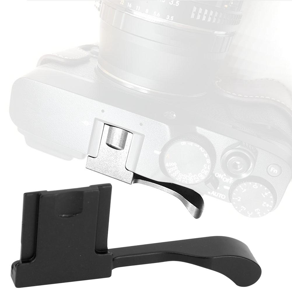 Aluminum Alloy Hot Shoe Thumb Up Hand Grip for Fuji X 100F X100T X A5 Mirrorless Camera (Black)