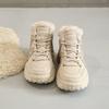 Women's High-Top Winter Boots - Versatile, Warm, Thick-Soled, Cotton, Height-Boosting Sneakers